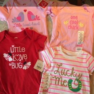 12month holiday onsie and T-shirt bundle
